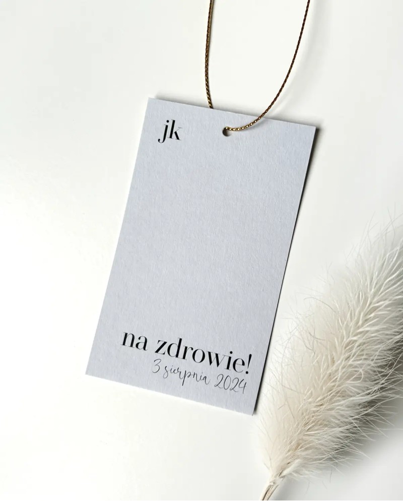 Zawieszki na butelki szare Ashy nowoczesne